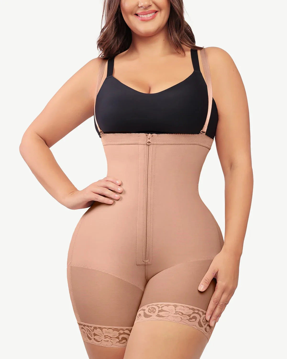 Bare Essentials™ AirSlim® High-Waisted Firm Tummy Compression Mid Thigh Short