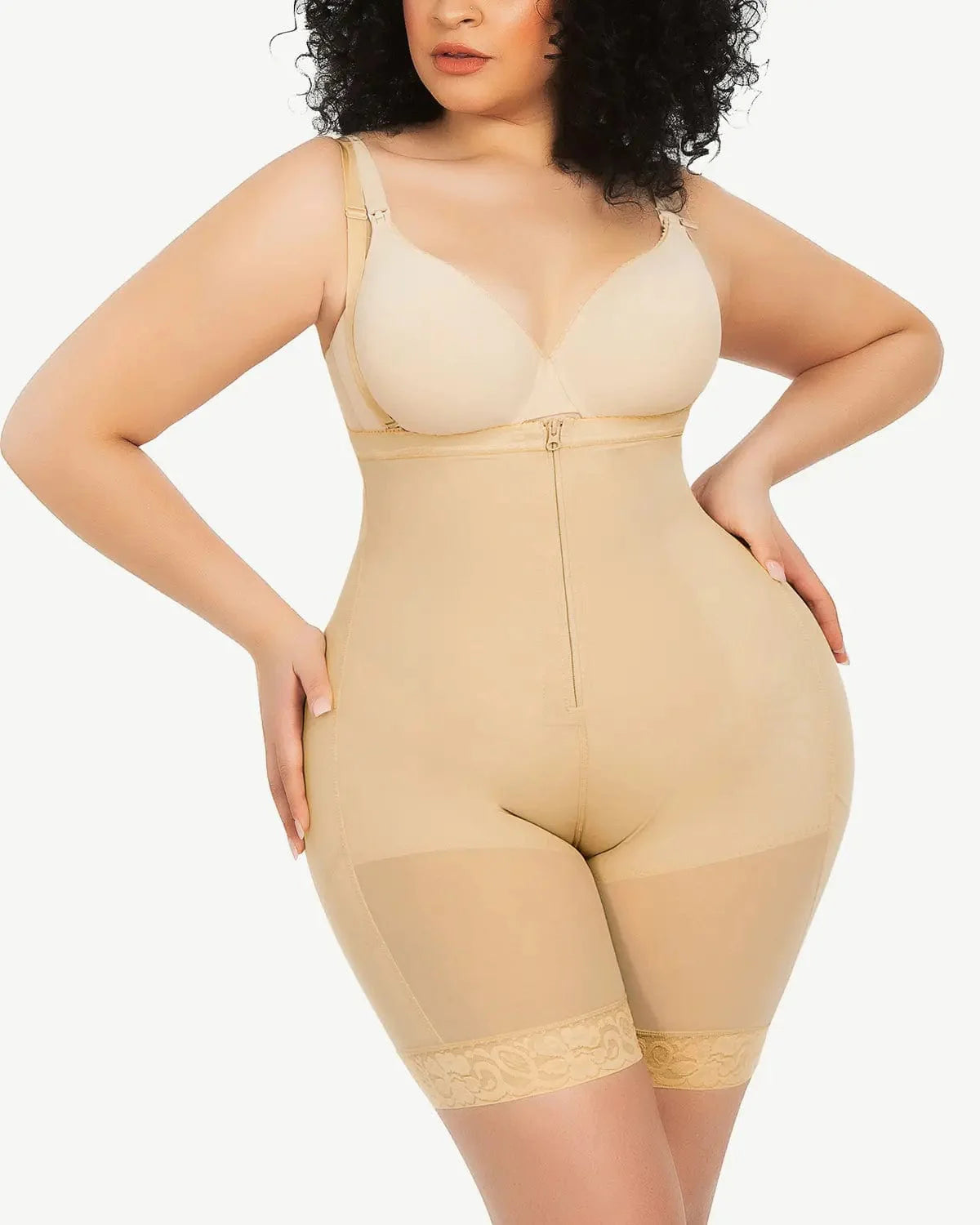 Bare Essentials™ AirSlim® High-Waisted Firm Tummy Compression Mid Thigh Short