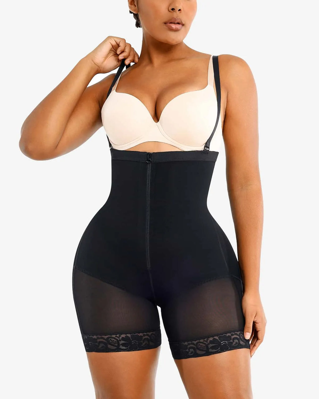 Bare Essentials™ AirSlim® High-Waisted Firm Tummy Compression Mid Thigh Short