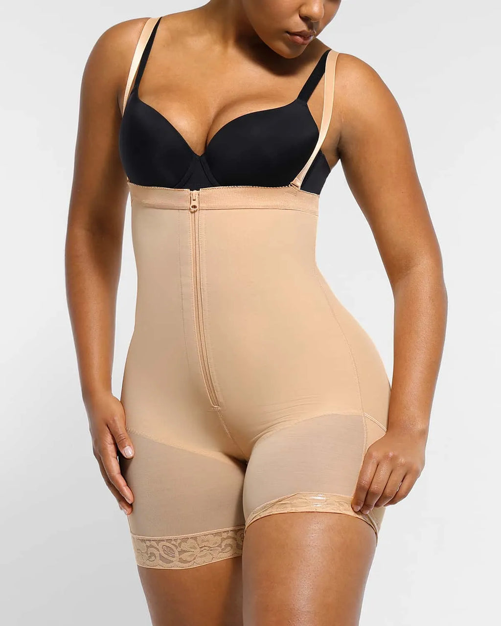 Bare Essentials™ AirSlim® Firm Tummy Compression Mid Thigh Short