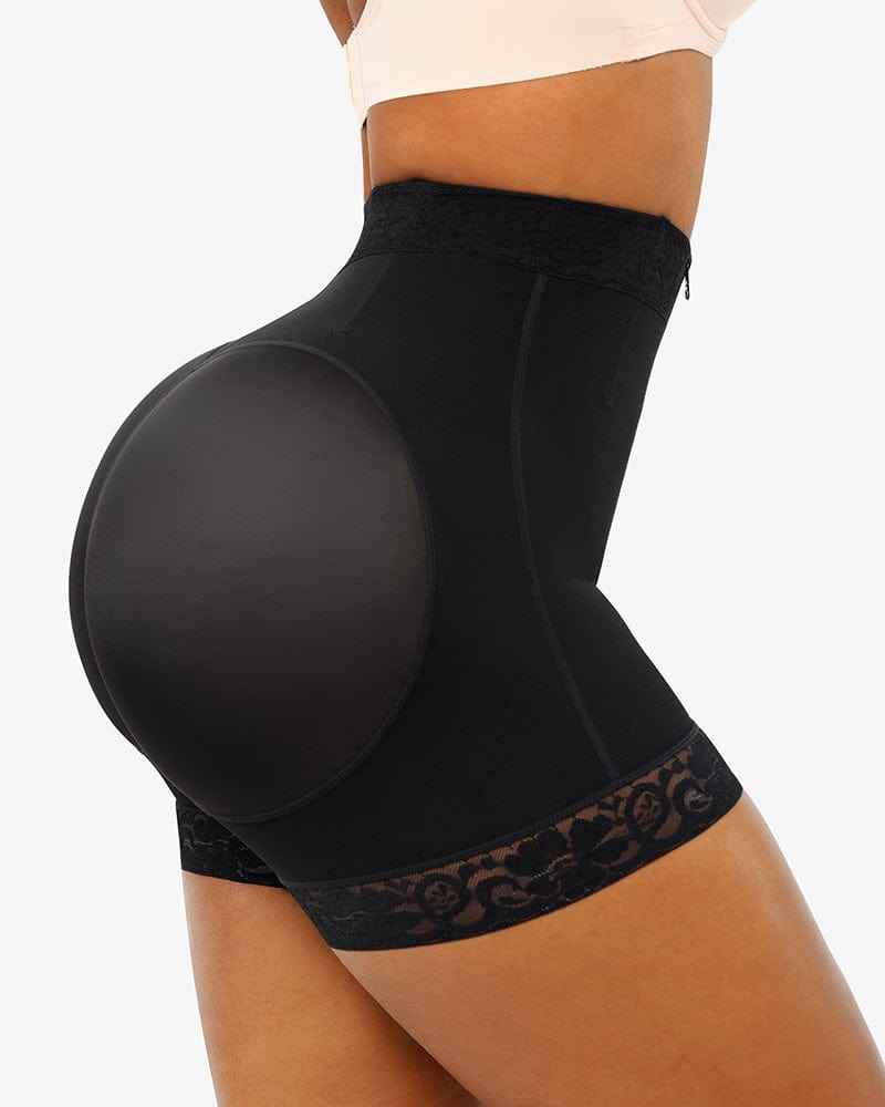 Bare Essentials™ AirSlim® Lace Steel Boned Butt Enhancer Short