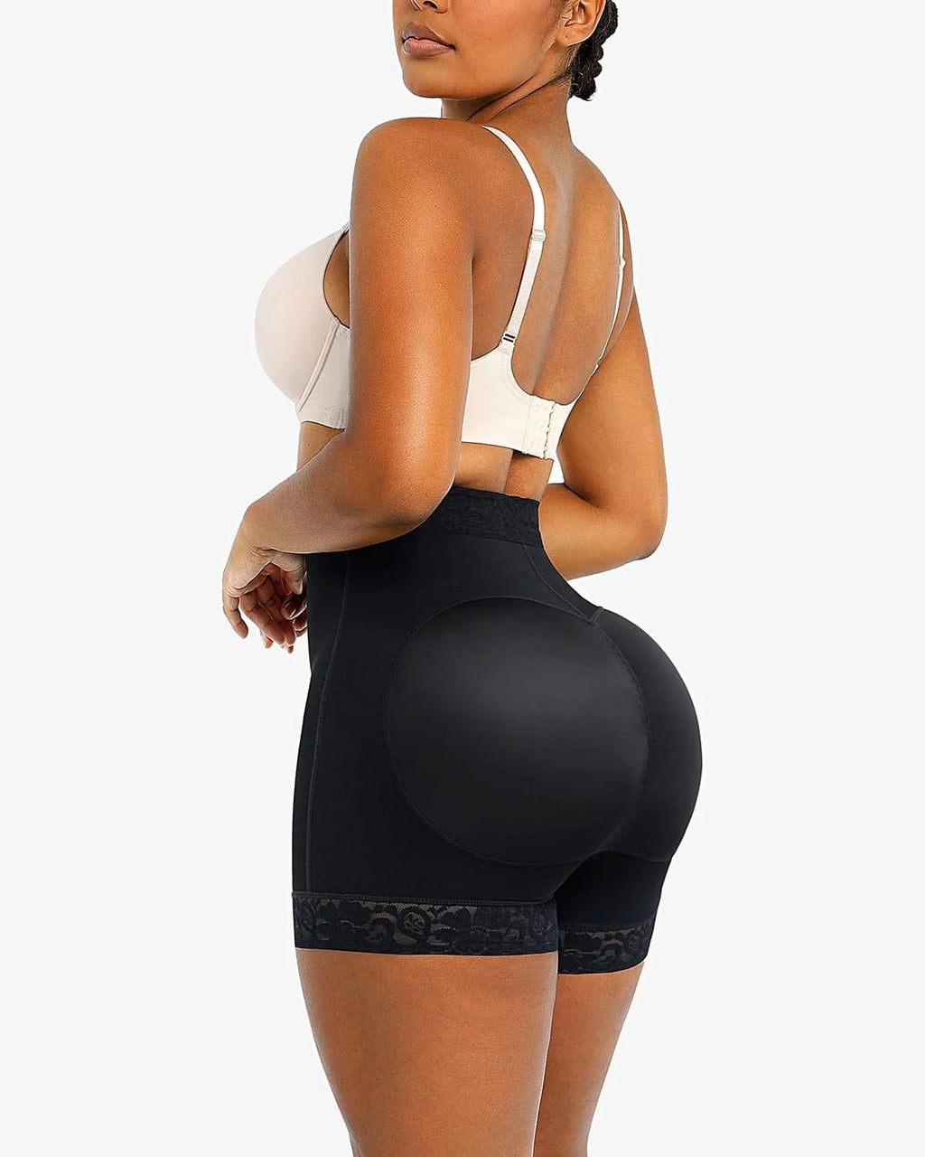 Bare Essentials™ AirSlim® Lace Steel Boned Butt Enhancer Short
