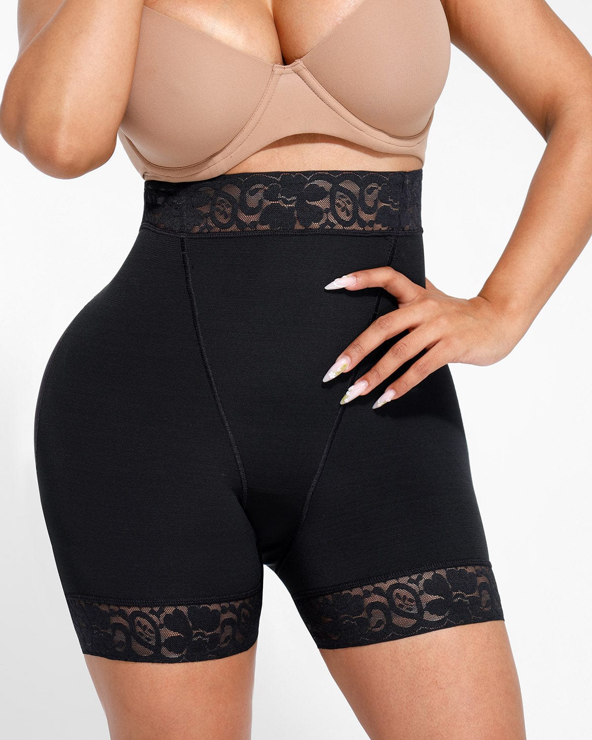 BOOT-YEAH™ AirSlim® Mid-Rise Lace Butt-Lifting Short