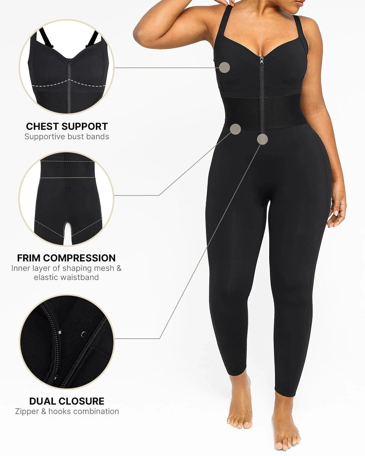 Bare Essentials™ AirSlim® ElasticFuse Waistband Shaping Jumpsuit