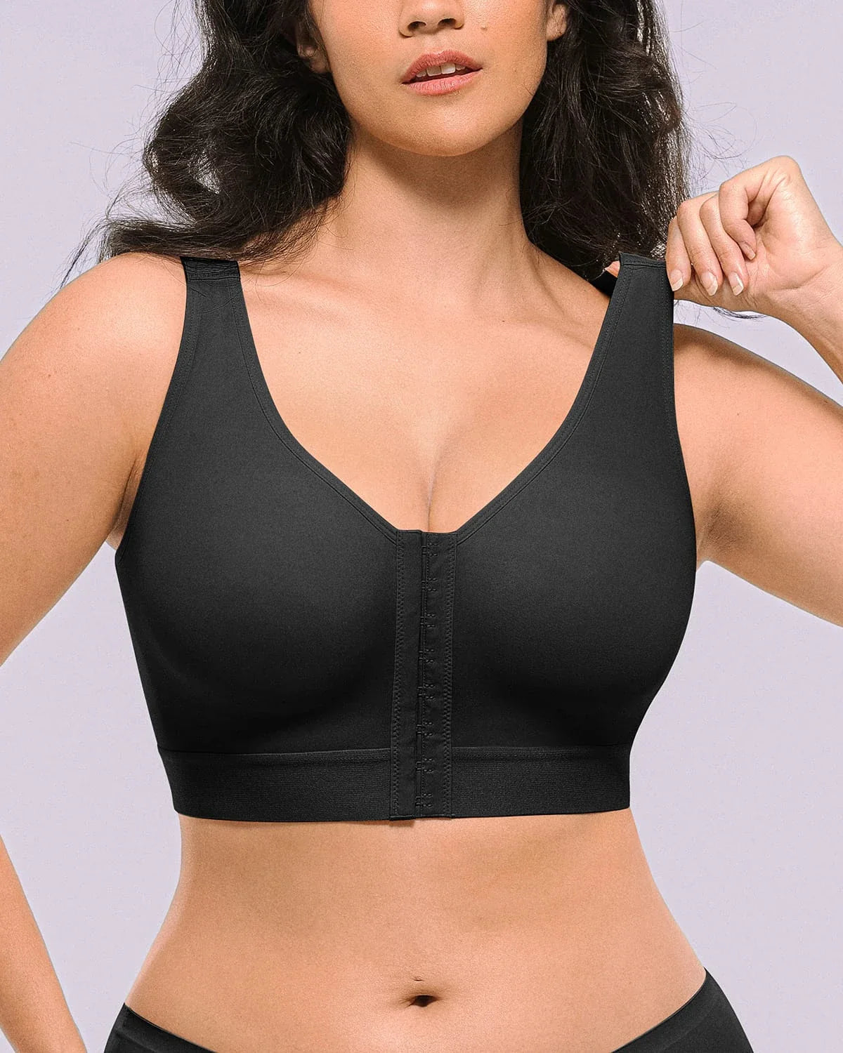 Bare Essentials™ AirSlim® Unlined Wireless Back Support Bra + Brief