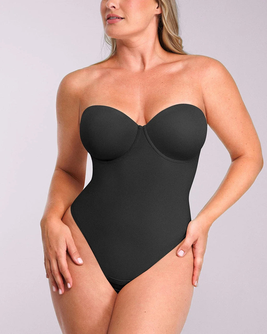 Bare Essentials™ AirSlim® Strapless Thong Bodysuit