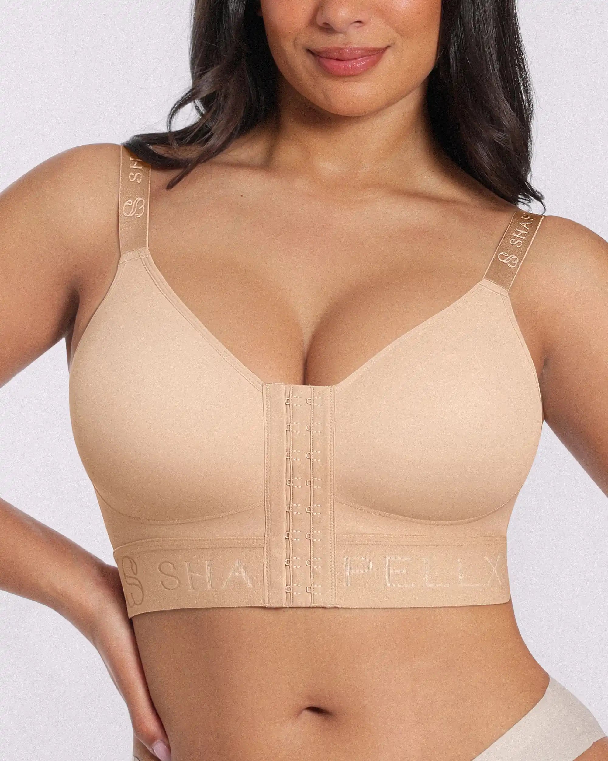 Bare Essentials™ AirSlim® Unlined Wireless Front-Closure Bra
