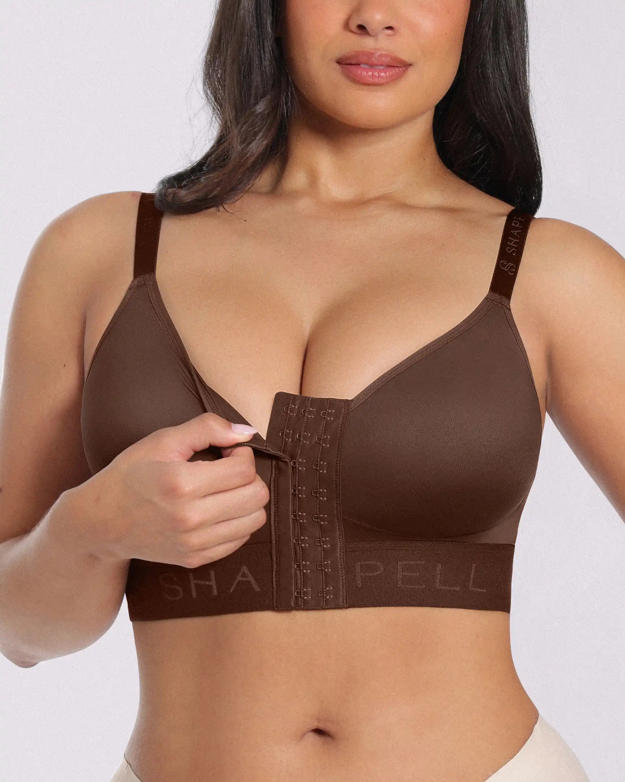 Bare Essentials™ AirSlim® Unlined Wireless Front-Closure Bra
