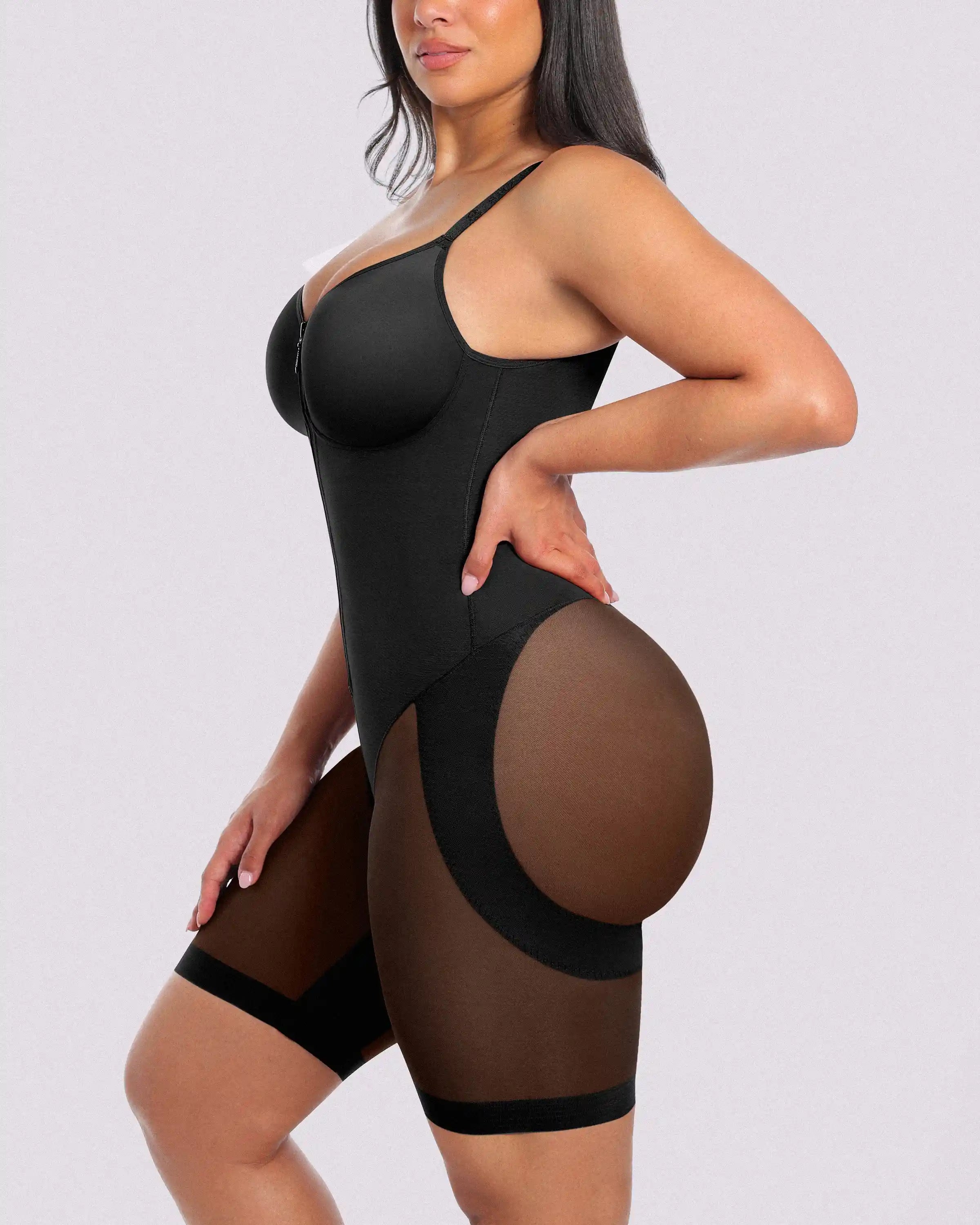 Bare Essentials™ AirSlim® Hourglass Full Body Mid Thigh Bodysuit