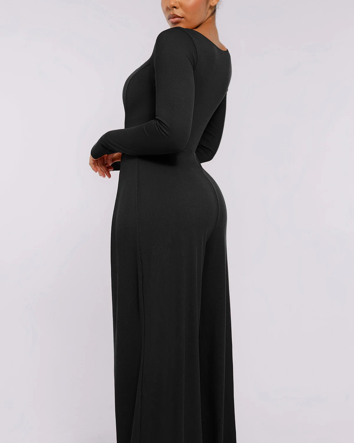 Bare Essentials™ AirSlim® Square Neckline Built-In Shaping Jumpsuit