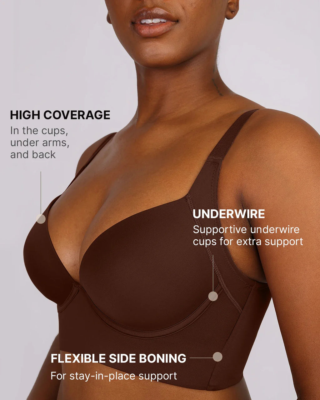 Bare Essentials™ AirSlim® Back Smoothing Underwire Push-Up Bra