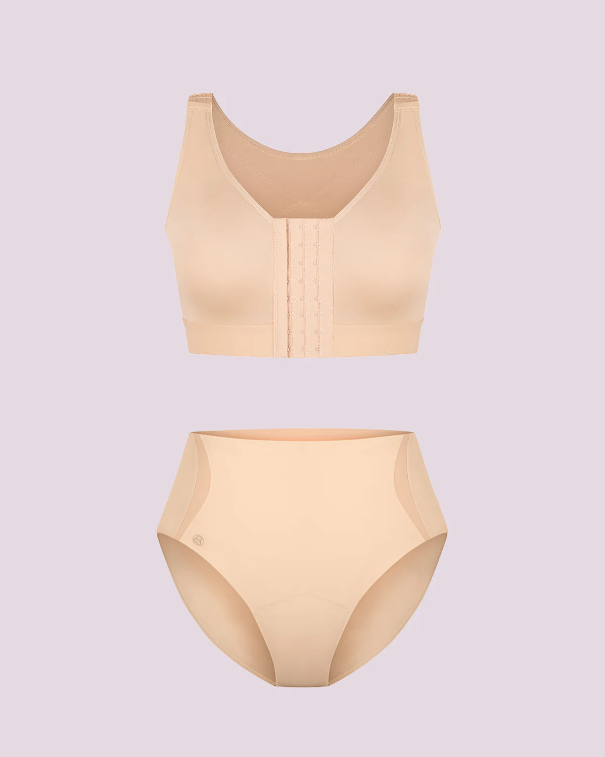 Bare Essentials™ AirSlim® Unlined Wireless Back Support Bra + Brief