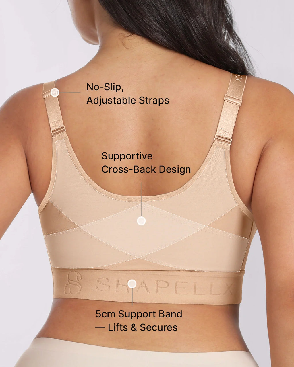 Bare Essentials™ AirSlim® Unlined Wireless Front-Closure Bra