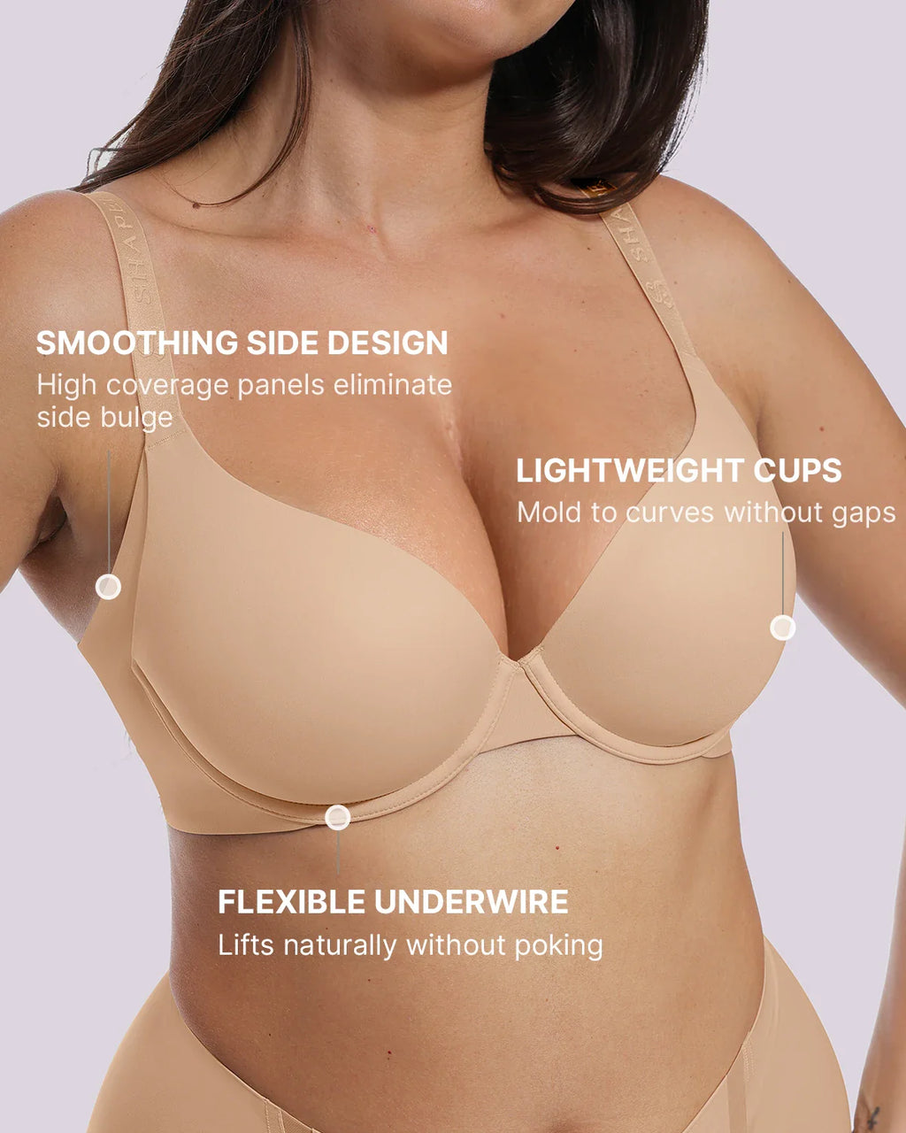 Bare Essentials™ Cream Touch™ Smoothing T-Shirt Bra