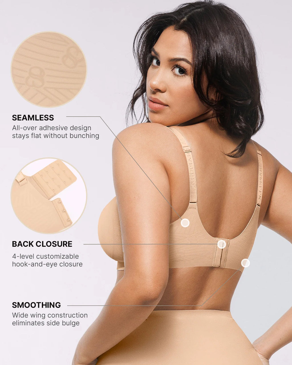 Bare Essentials™ Cream Touch™ Smoothing Wireless Bra