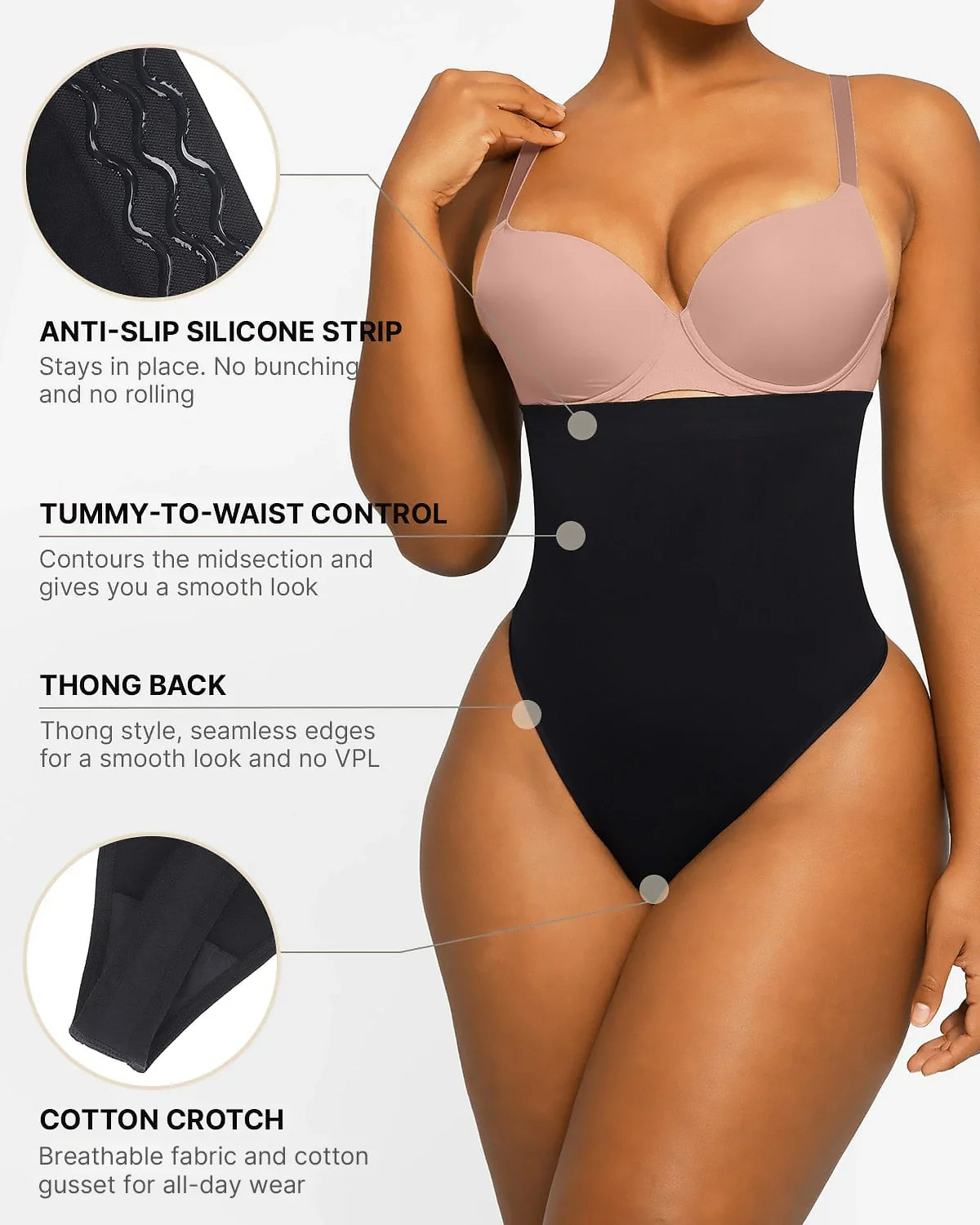 Bare Essentials™ Skin Flow Eco Contour Seamless Thong