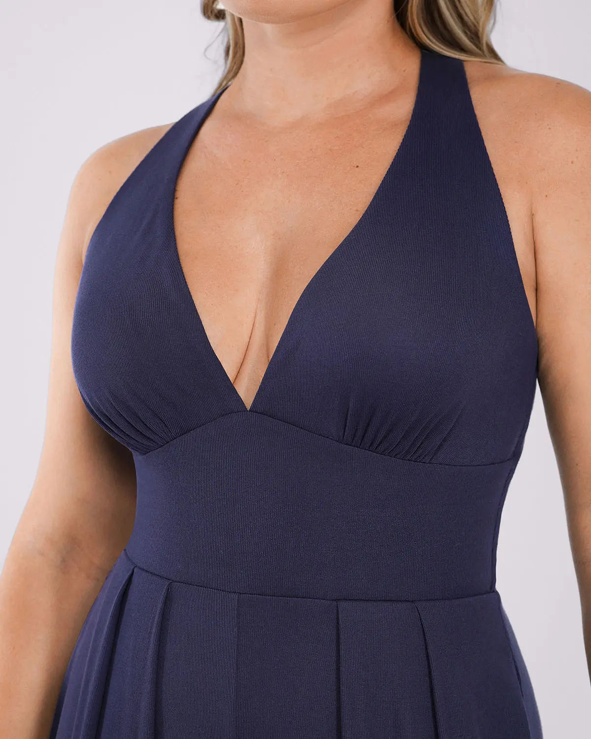 Bare Essentials™ AirSlim® Deep Plunge Built-In Shaping Jumpsuit