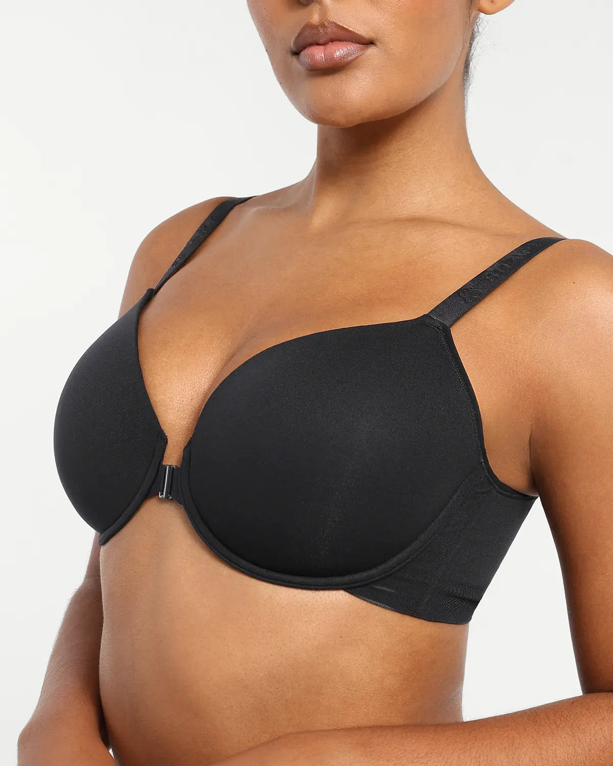 Bare Essentials™ Skin Flow Front Close Underwired T-Shirt Bra