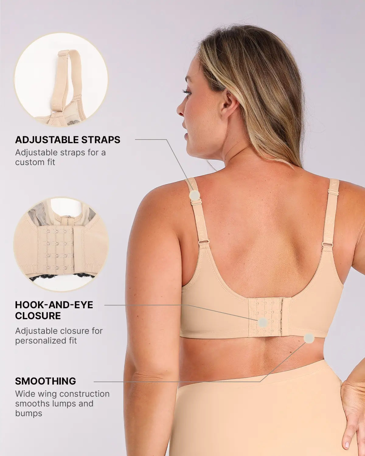 Bare Essentials™ AirSlim® Supportive Unlined Lace Underwired Bra