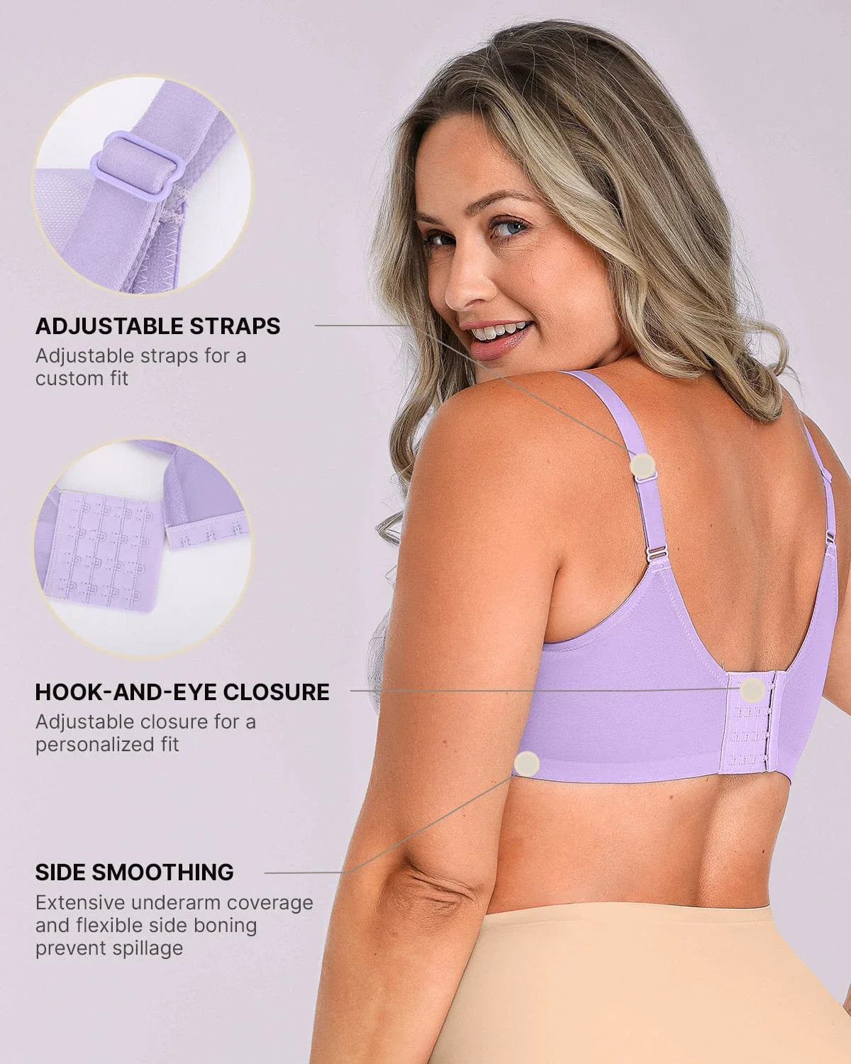 Bare Essentials™ AirSlim® Unlined Lace Underwired Uplift Bra