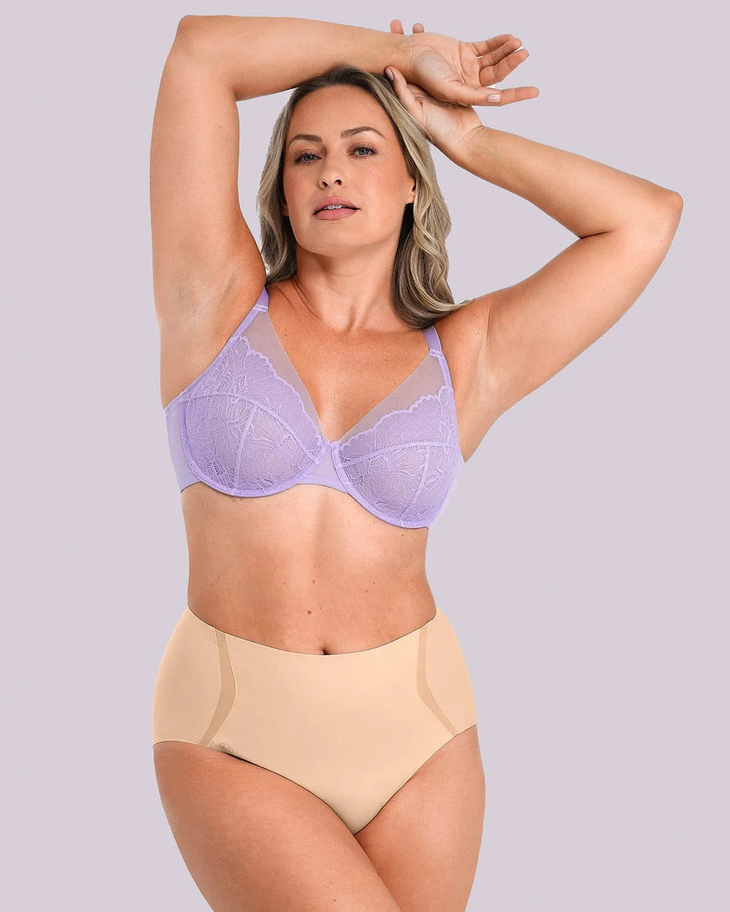 Bare Essentials™ AirSlim® Unlined Lace Underwired Uplift Bra