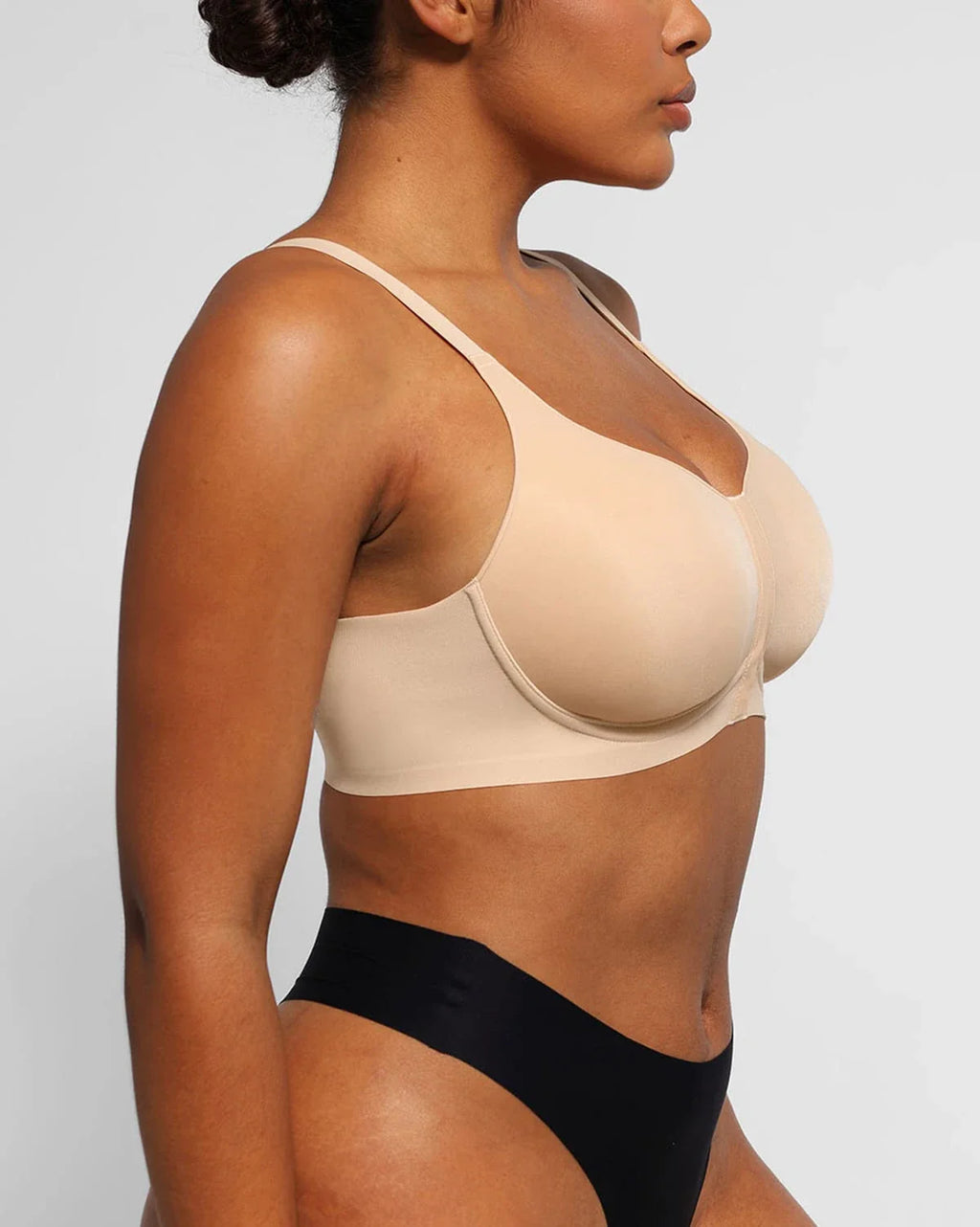 Bare Essentials™ Cream Touch™ Wireless Front-Hook Back Smooth Bra